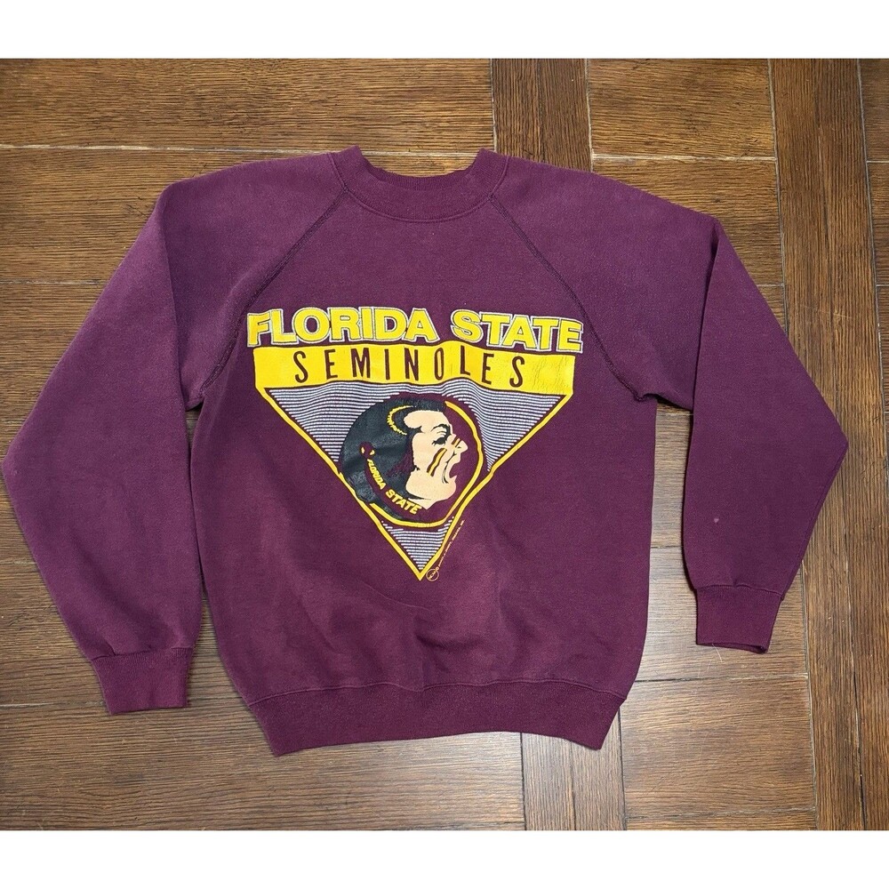 Vintage Florida State Seminoles Men’s Size S Red Made In USA Crewneck Sweater